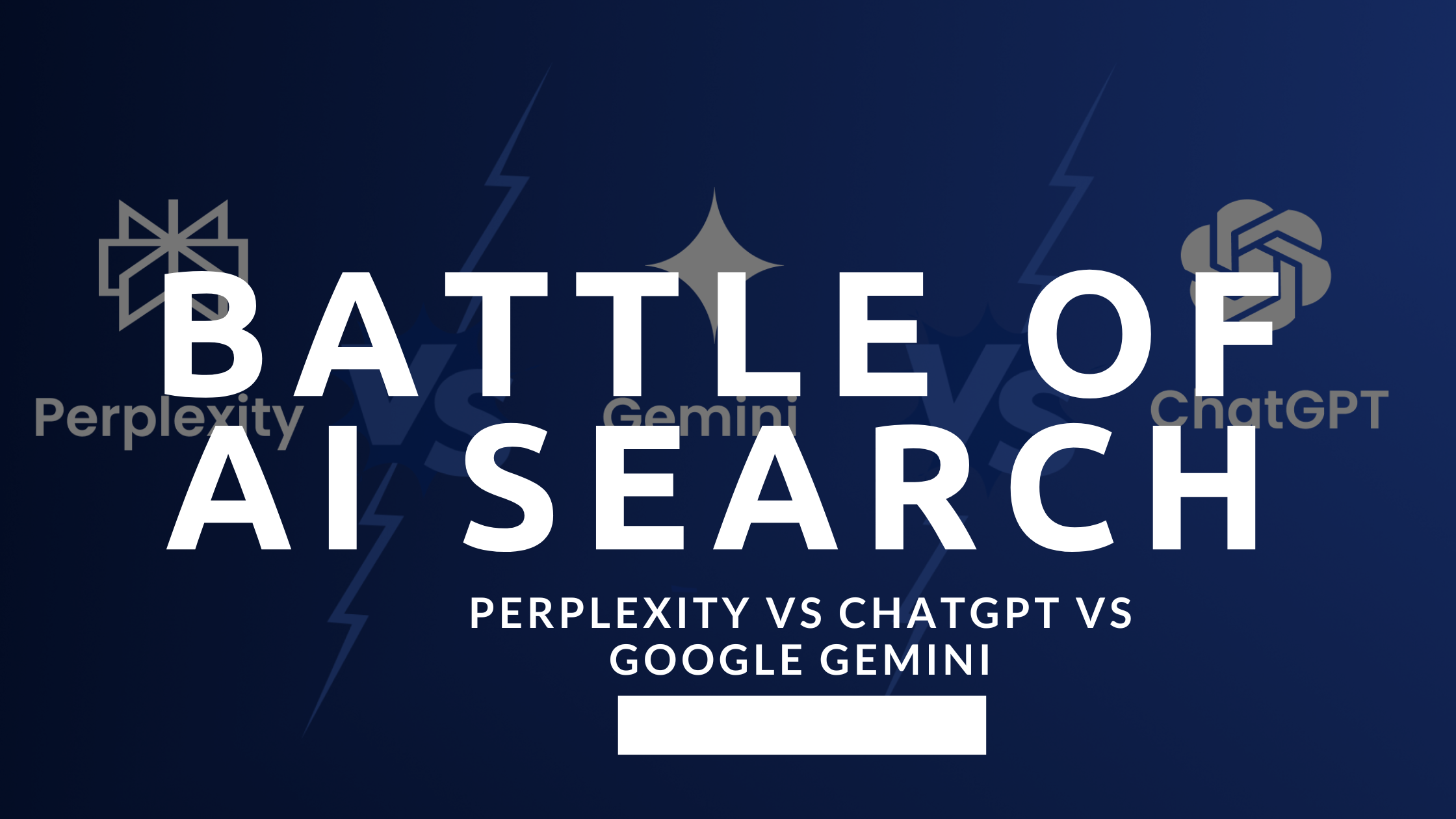 Battle of AI Search: Perplexity vs ChatGPT vs Google Gemini – Who Will Win?